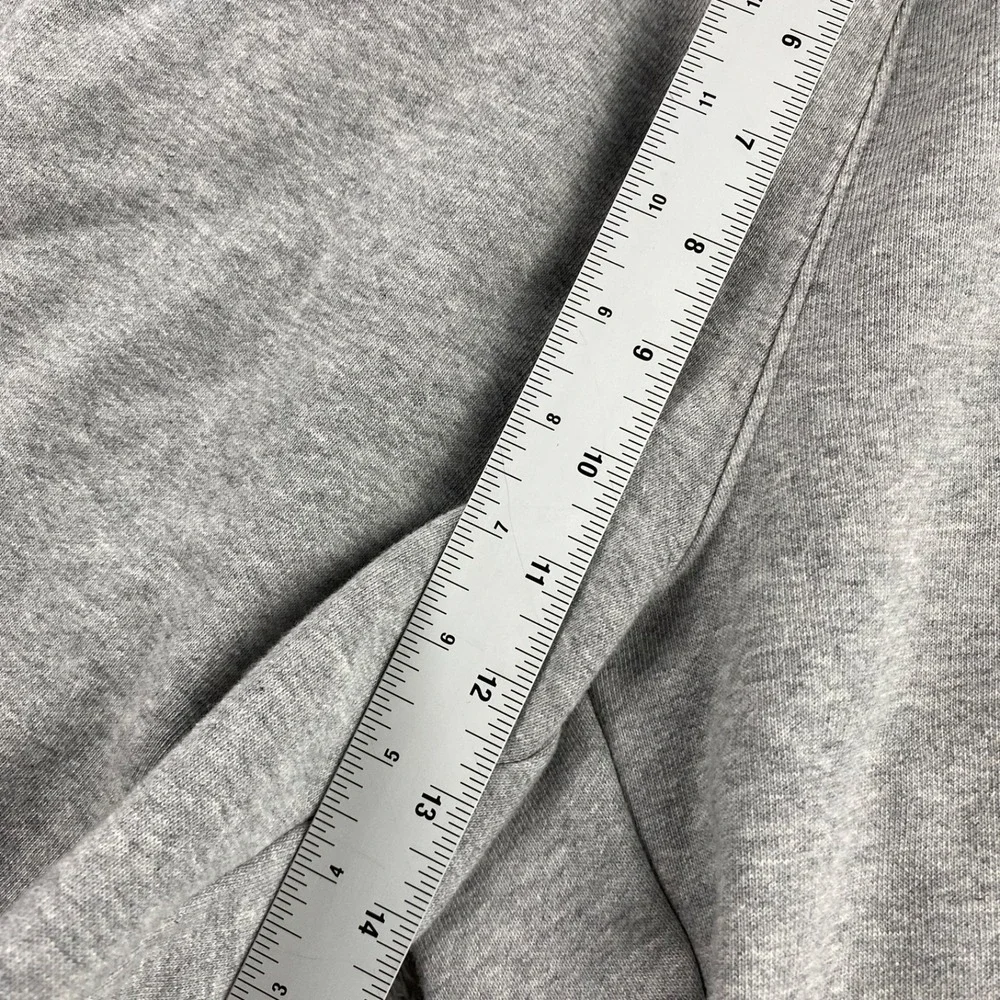 Adidas Originals Essential Trefoil Shorts Zip Pockets Mens Small Gray Fleece